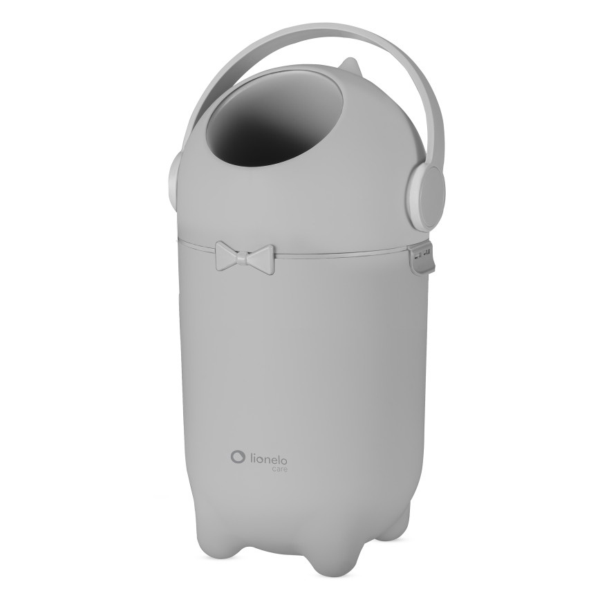 Lionelo - PUREBIN 10 L Diaper Bin, Grey