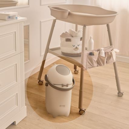 Lionelo - PUREBIN 10 L Diaper Bin White