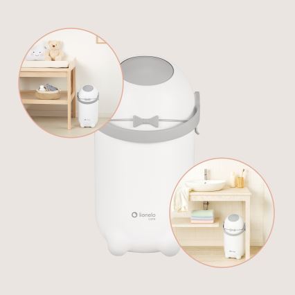 Lionelo - PUREBIN 10 L Diaper Bin White