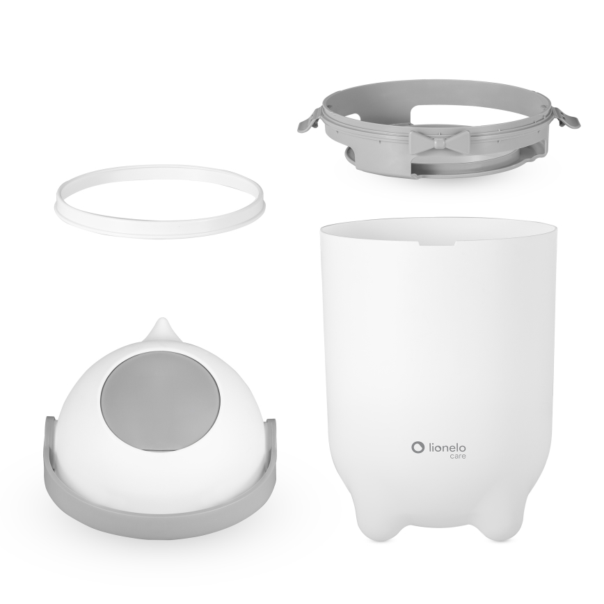 Lionelo - PUREBIN 10 L Diaper Bin White