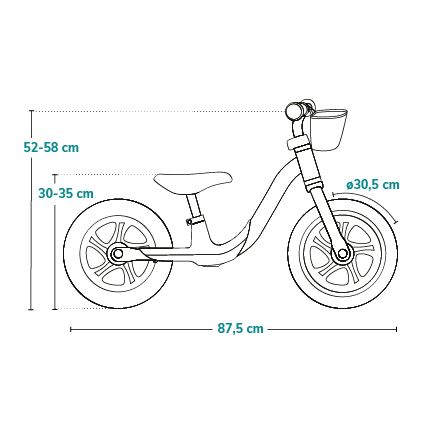 Lionelo - Push bike ALEX PLUS green