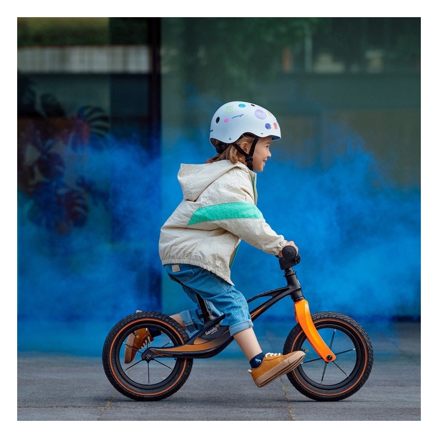 Lionelo - Push bike BART AIR black/orange
