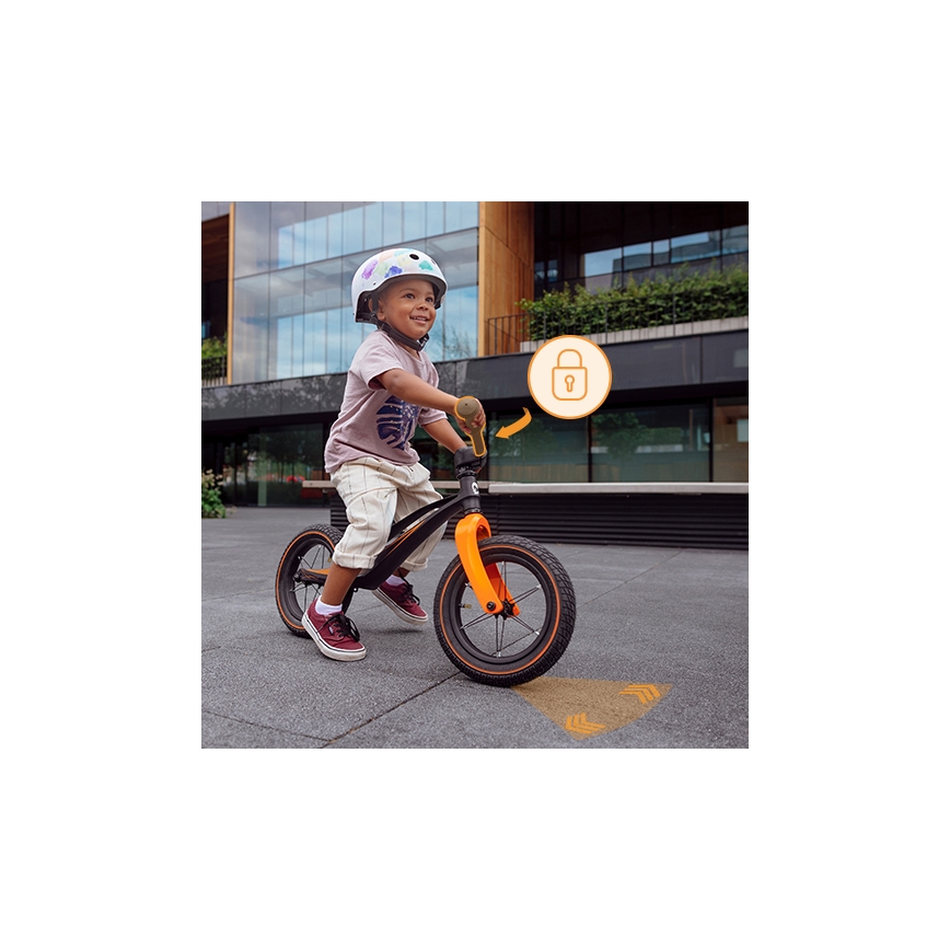 Lionelo - Push bike BART AIR black/orange