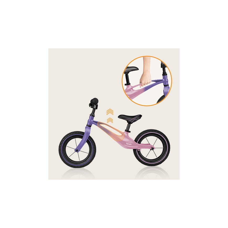 Lionelo - Push bike BART AIR purple/pink
