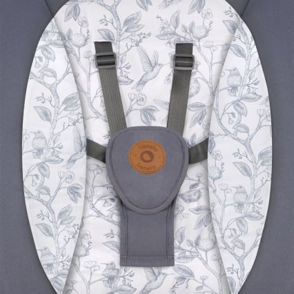 Lionelo - RALF Baby Bouncer with Melody, 4xAA, Grey/White + Remote Control