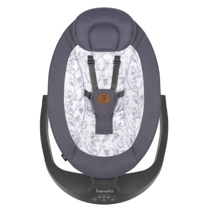 Lionelo - RALF musical baby bouncer, 4×AA, Grey/White + remote control