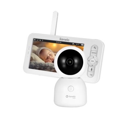 Lionelo - Rechargeable baby monitor with screen BABYLINE 9.2 5V 3600 mAh