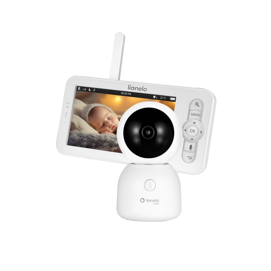 Lionelo - Rechargeable baby monitor with screen BABYLINE 9.2 5V 3600 mAh