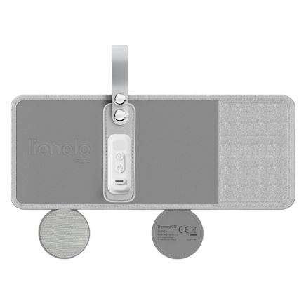Lionelo - Rechargeable Bottle Warmer THERMUP GO 18W/5V Grey Silver