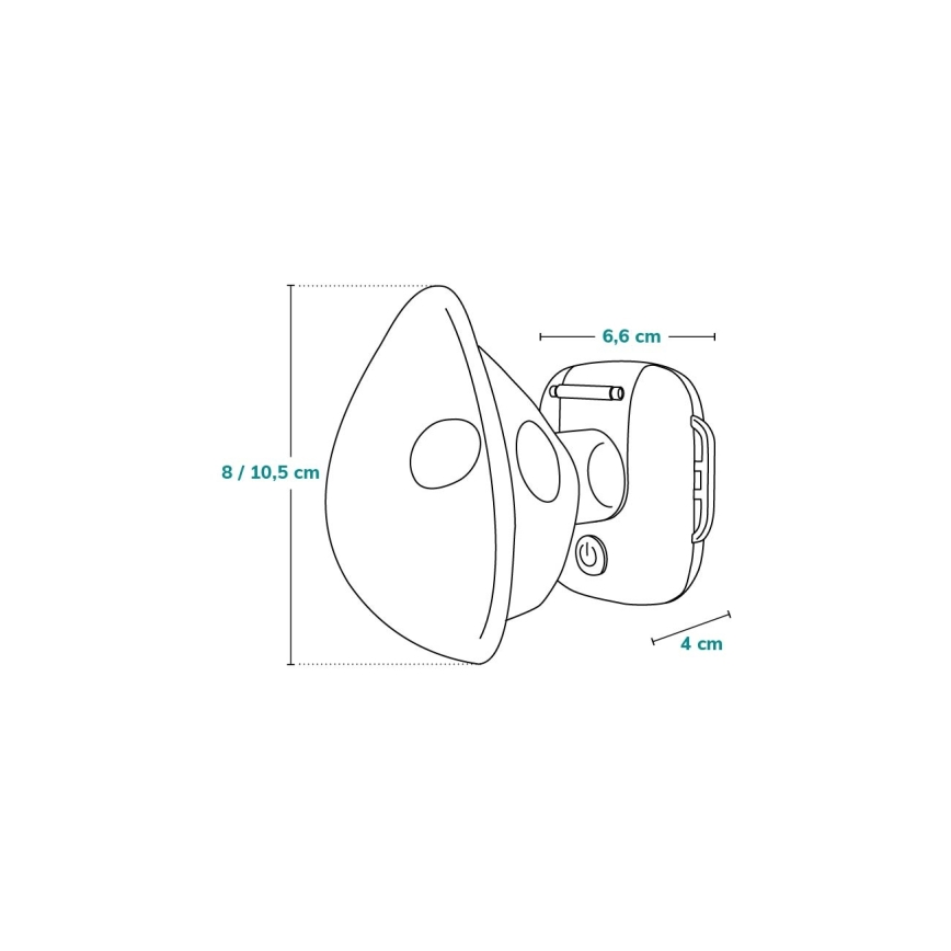 Lionelo - Rechargeable Pediatric Nebulizer Mask NEBI AIR 5V