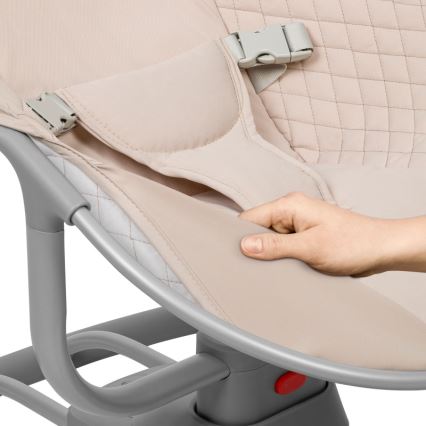 Lionelo - RIO Baby Bouncer with Melody, 4xC, Beige Latte + Remote Control