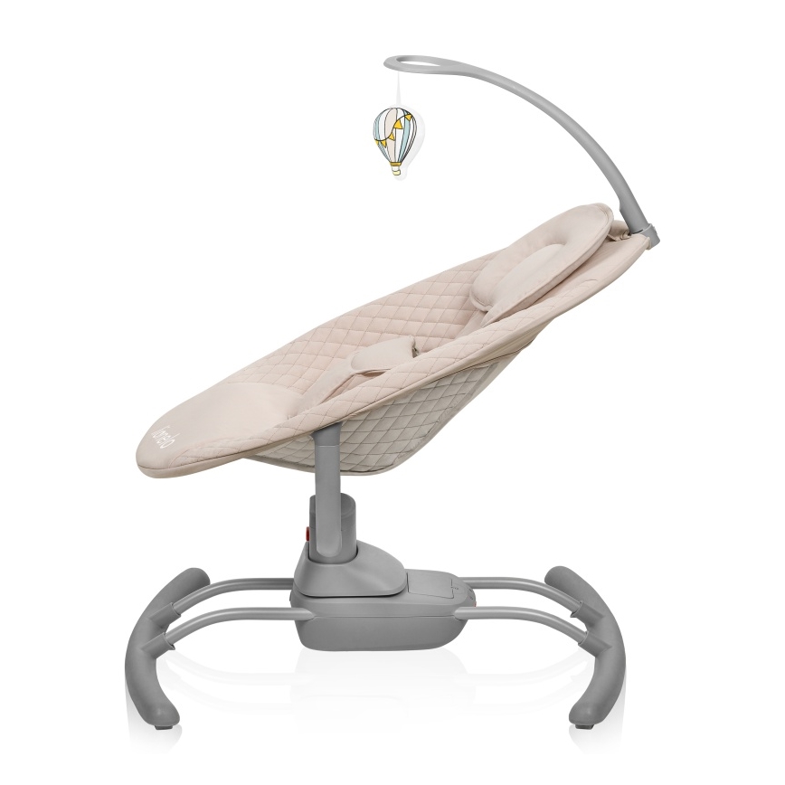Lionelo - RIO Baby Swing with Melody 4xC Beige Latte + Remote Control
