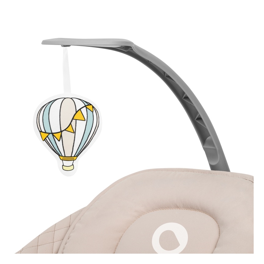 Lionelo - RIO Baby Swing with Melody 4xC Beige Latte + Remote Control