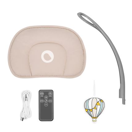 Lionelo - RIO Baby Swing with Melody 4xC Beige Latte + Remote Control
