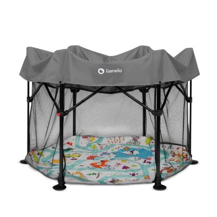 Lionelo - ROEL Playpen Grey Multicolor