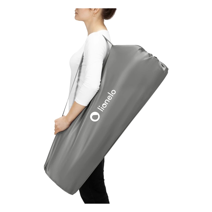 Lionelo - ROEL PLUS Playpen Grey Multicolor