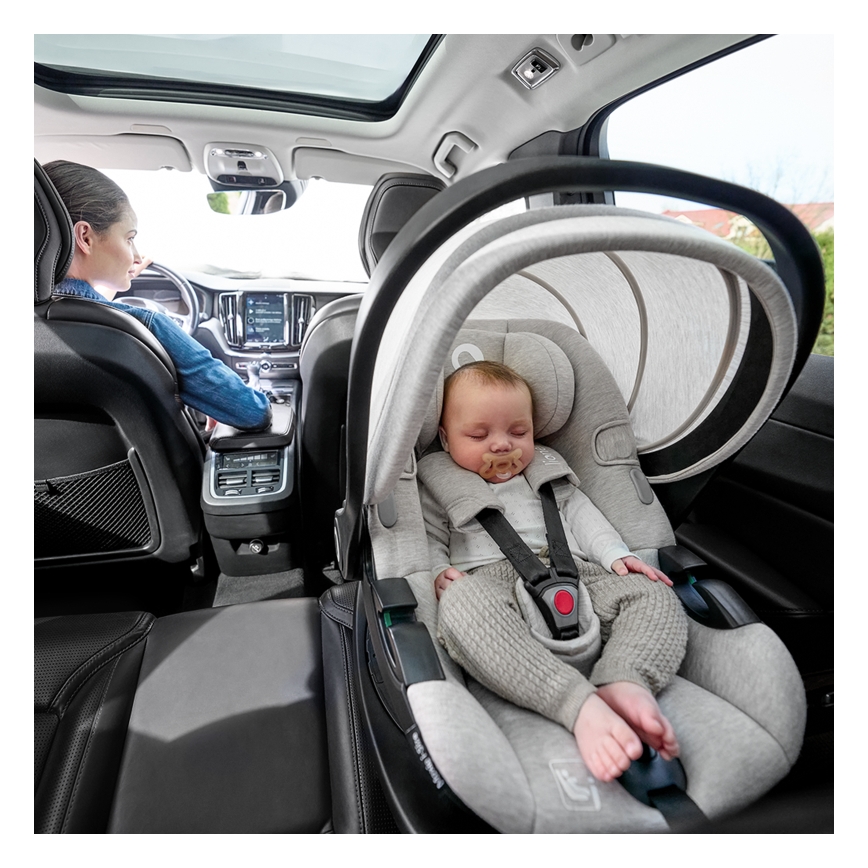Lionelo - Rotating-base car seat MOXIE SET i-Size 40-87 cm Beige Sand