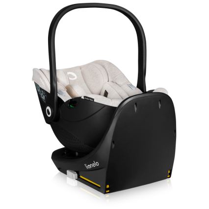 Lionelo - Rotating-base car seat MOXIE SET i-Size 40-87 cm Beige Sand