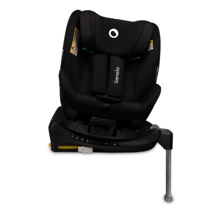 Lionelo - ANTOON PLUS i-Size rotating car seat with base 40-105 cm, Black Onyx