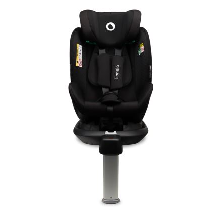 Lionelo - ANTOON PLUS i-Size rotating car seat with base 40-105 cm, Black Onyx