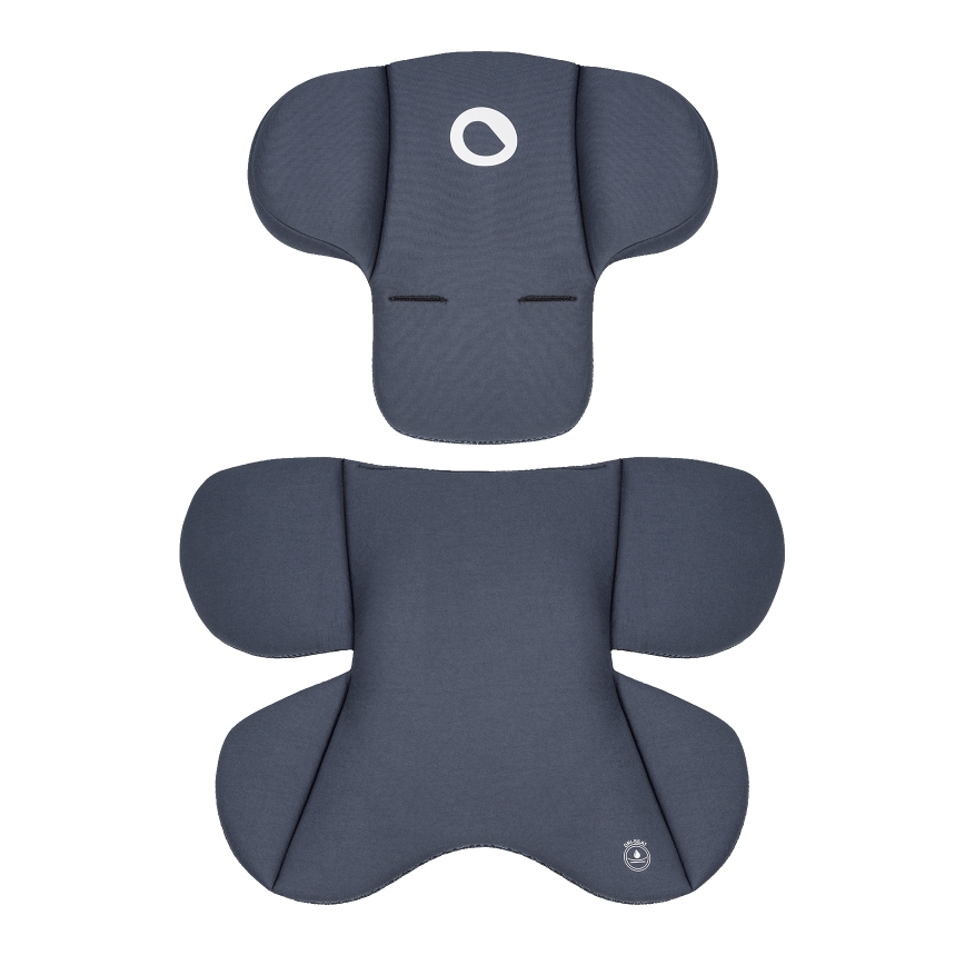 Lionelo - Rotating car seat with base ASTRID SET i-Size 40-87 cm Black Grey