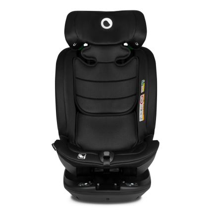 Lionelo - Rotating car seat with base BASTIAAN i-Size 40-150 cm Black Carbon