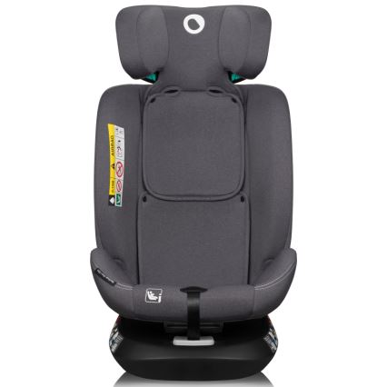 Lionelo - BASTIAAN ONE i-Size Rotating Car Seat with Base, 40–150 cm, Grey Stone