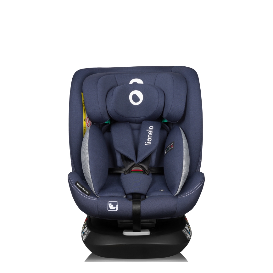 Lionelo - BASTIAAN ONE i-Size car seat with rotating base, 40–150 cm, Navy Blue