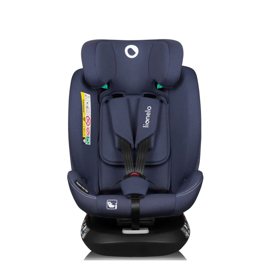 Lionelo - BASTIAAN ONE i-Size car seat with rotating base, 40–150 cm, Navy Blue
