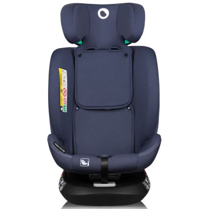 Lionelo - BASTIAAN ONE i-Size car seat with rotating base, 40–150 cm, Navy Blue