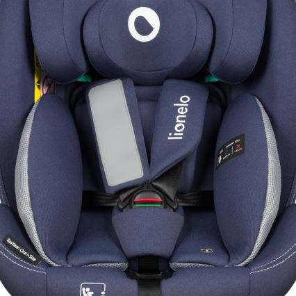 Lionelo - BASTIAAN ONE i-Size car seat with rotating base, 40–150 cm, Navy Blue