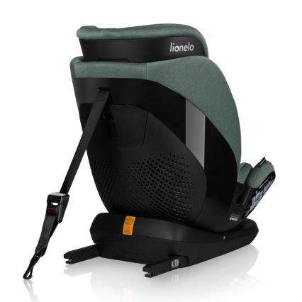 Lionelo - Rotating child car seat with base LAVENDER i-Size 76-150 cm Green Pistachio