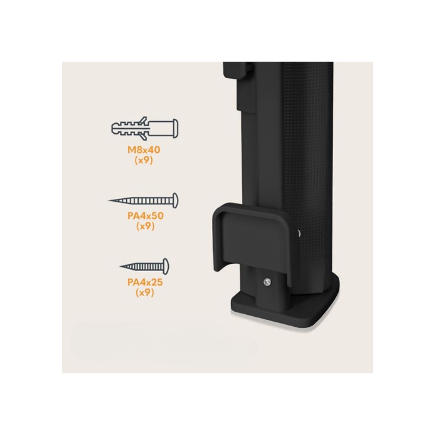 Lionelo - Safety barrier THEA black