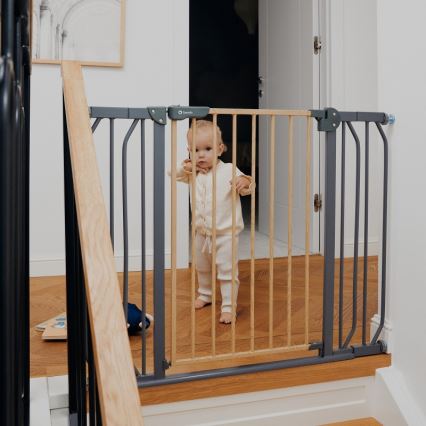 Lionelo - Safety barrier TRUUS SLIM black/beige