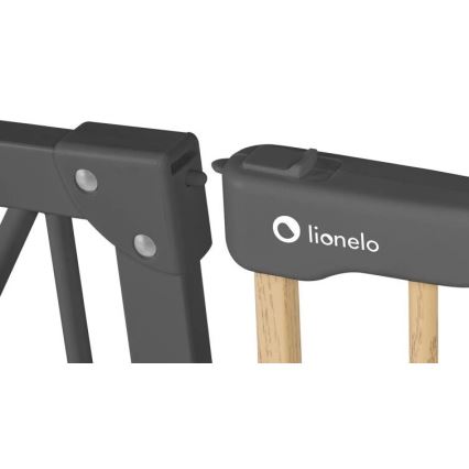 Lionelo - Safety barrier TRUUS SLIM black/beige
