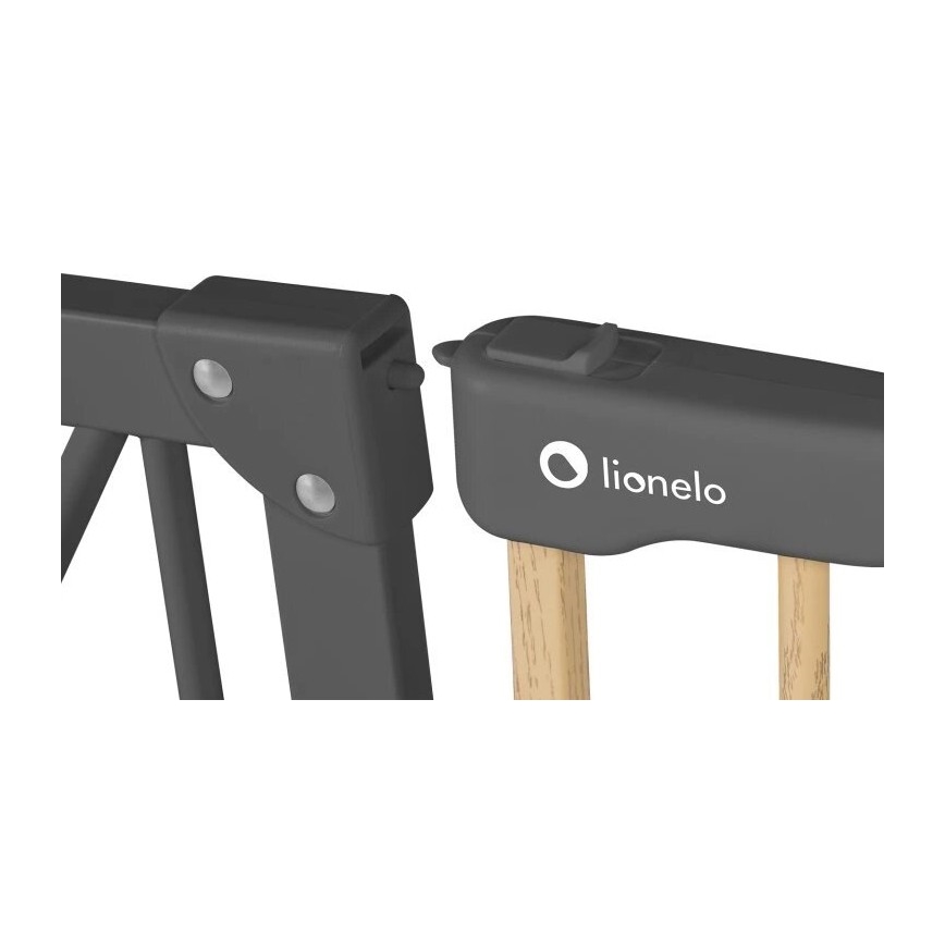 Lionelo - Safety barrier TRUUS SLIM black/beige