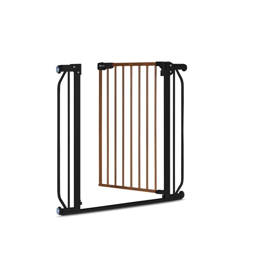 Lionelo - Safety barrier TRUUS SLIM black/brown