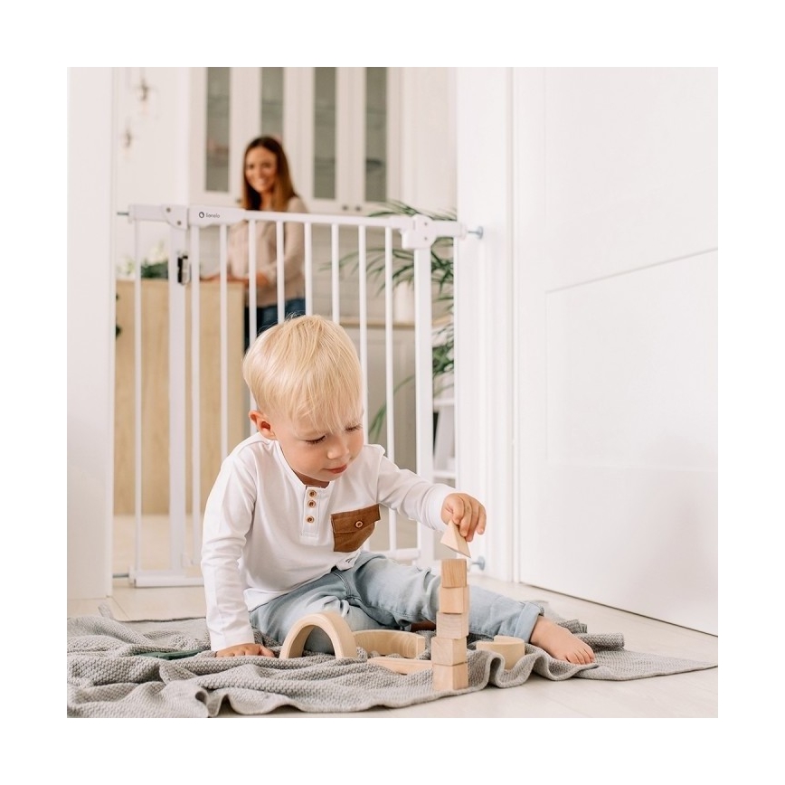 Lionelo - Safety barrier TRUUS SLIM LED grey