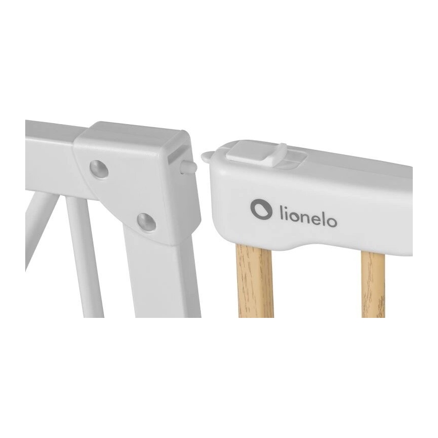 Lionelo - Safety barrier TRUUS SLIM white/beige