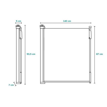 Lionelo - Safety barrier TULIA black