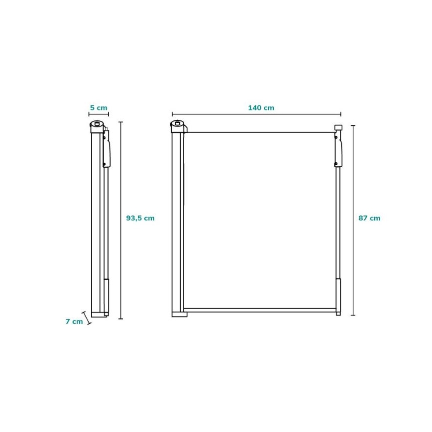 Lionelo - Safety barrier TULIA black