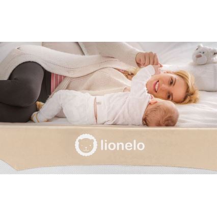 Lionelo - Safety bed barrier EVA beige