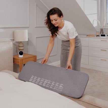 Lionelo - Safety bed barrier LORA dark grey