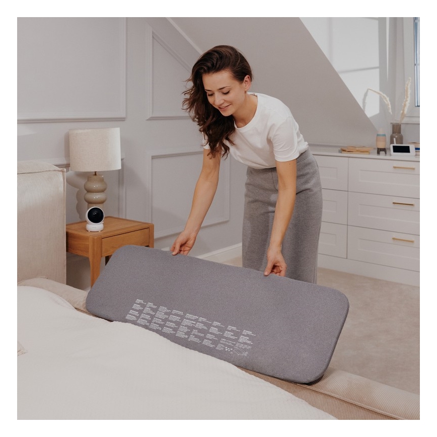 Lionelo - Safety bed barrier LORA dark grey