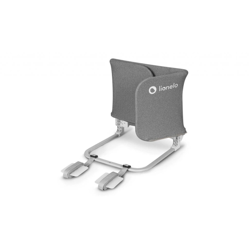 Lionelo - Safety bed barrier LORA dark grey