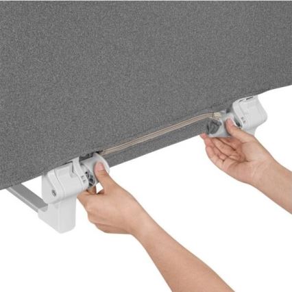 Lionelo - Safety bed barrier LORA dark grey