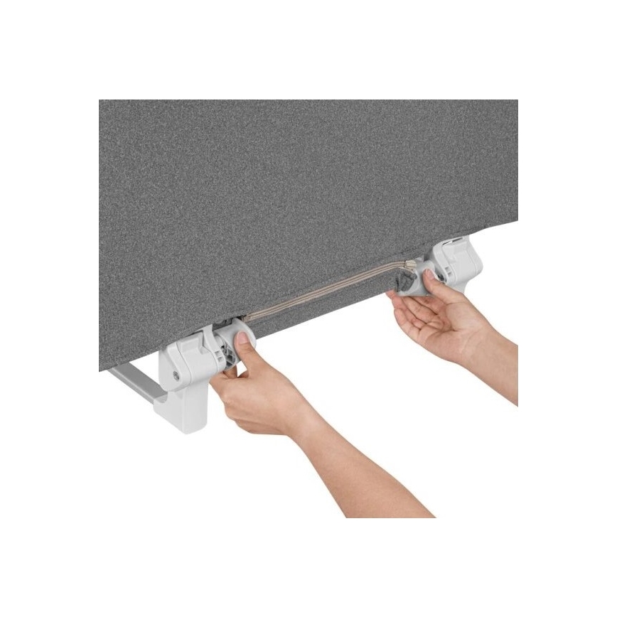 Lionelo - Safety bed barrier LORA dark grey