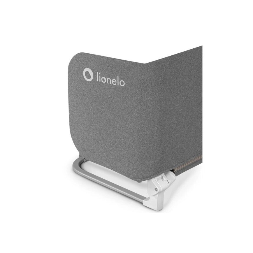 Lionelo - Safety bed barrier LORA dark grey