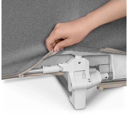 Lionelo - Safety bed barrier LORA dark grey