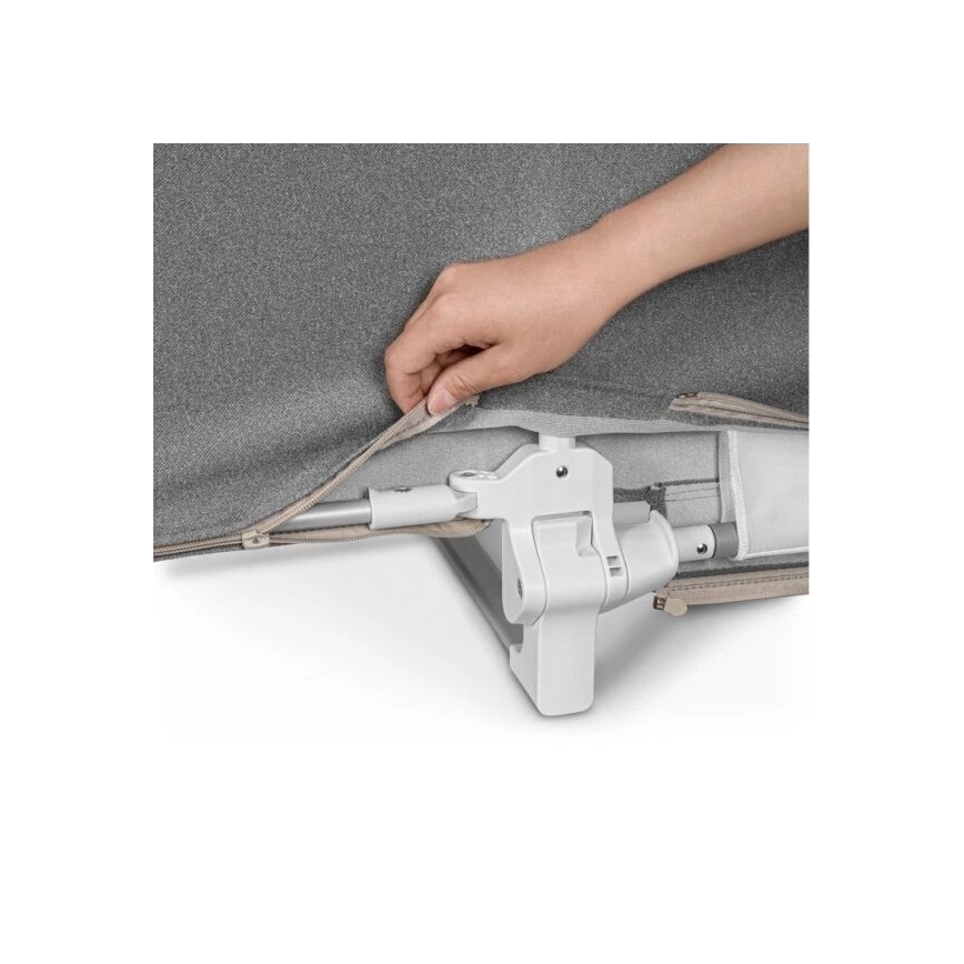 Lionelo - Safety bed barrier LORA dark grey